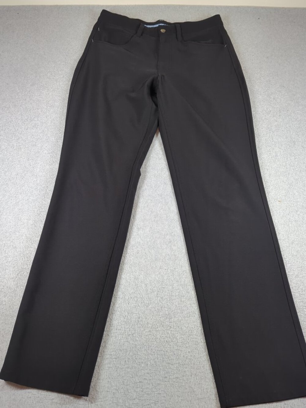 FootJoy Golf Pants Men's 30x32 Black Chino Athletic Fit Stretch Performance